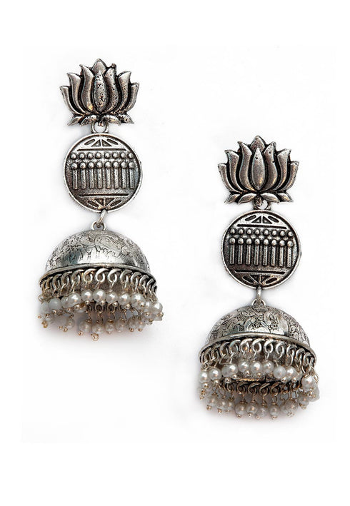 Kamal Style Oxidised Jhumka 20g